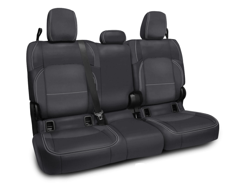 Jeep Gladiator JT Seat Cover - Rear - PRP Seats - Black/Grey - `20-`22 Jeep Gladiator JT Seat Cover - Rear - PRP Seats - Black/Grey - `20-`22